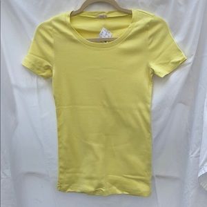 J crew t shirt yellow